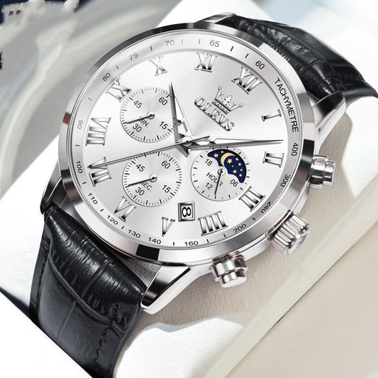 OLEVS-Multi-functional Timing Waterproof Luminous Quartz Watch