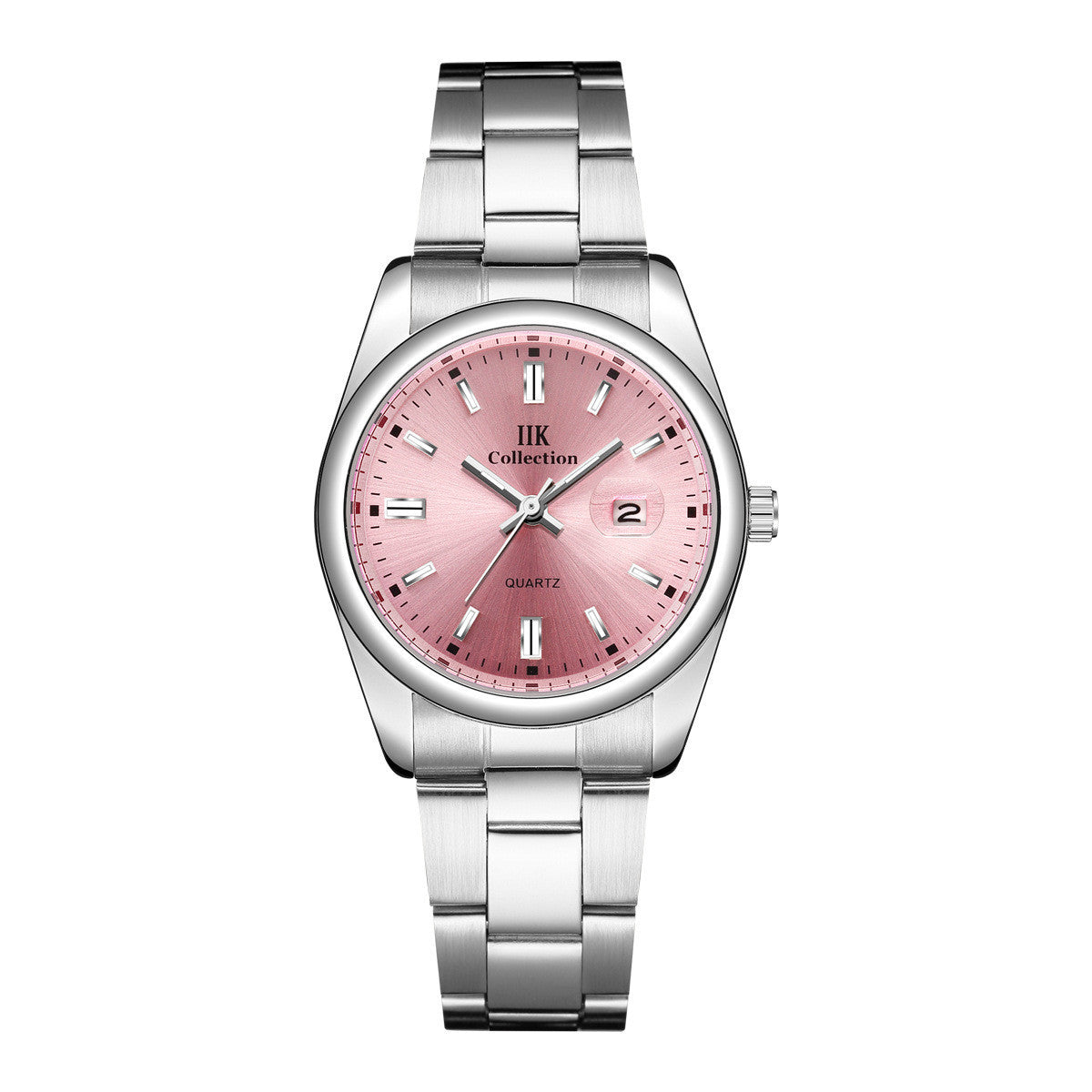 Quartz Calendar Waterproof Steel Strap